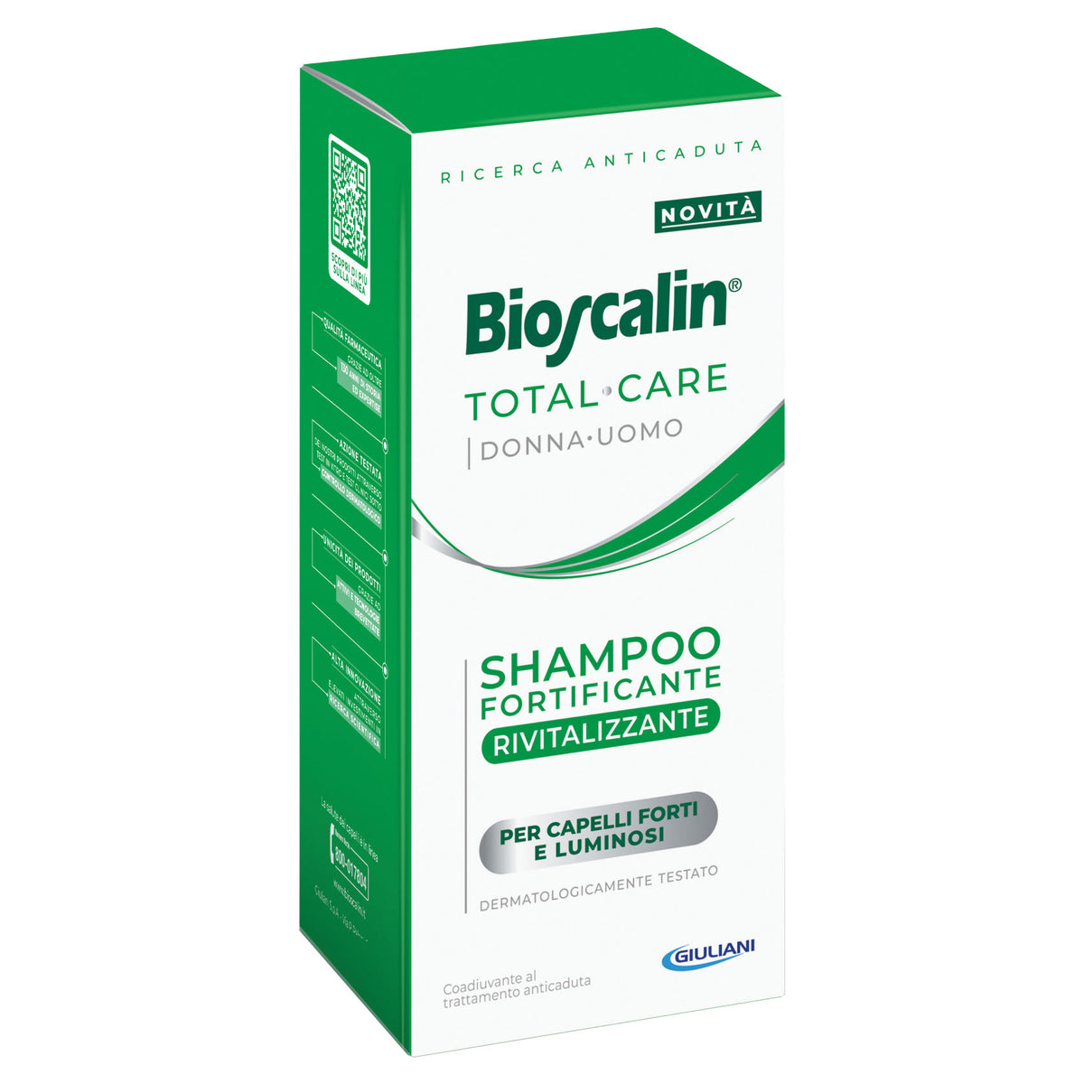 Bioscalin Total Care shampoo fortificante rivitalizzante capelli deboli 200 ml