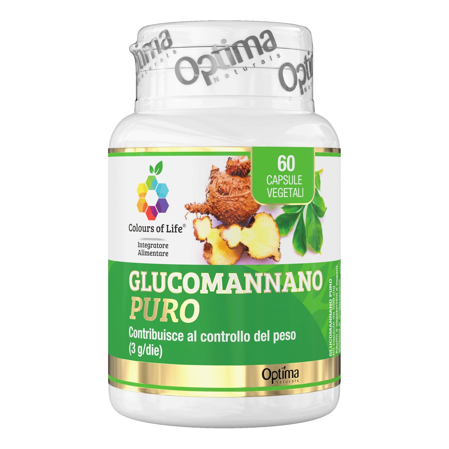 GLUCOMANNANO PURO 60CPS