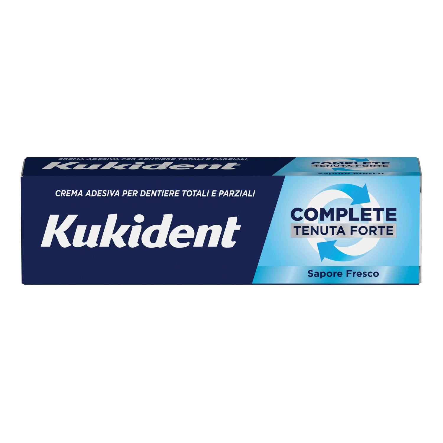 Kukident Complete Fresco | Crema Adesiva Dentiera Tenuta Forte Menta | 47g