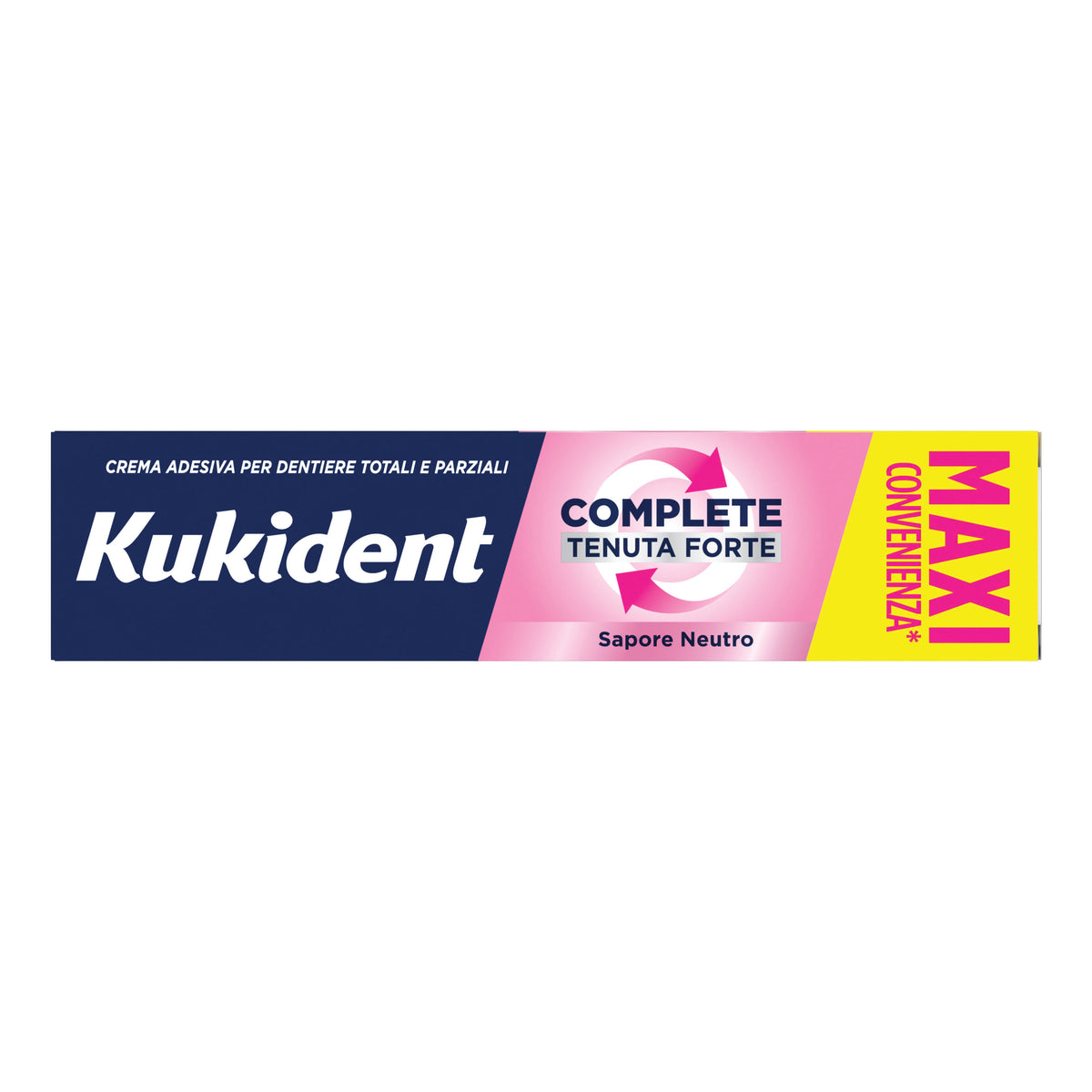Kukident Complete Neutro | Crema Adesiva Dentiera Tenuta Forte Aroma Neutro | Maxi 70g  