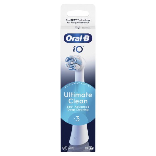 Oral-B iO Ultimate Clean White | Testine Ricambio Spazzolino Elettrico | 3 Pezzi 2