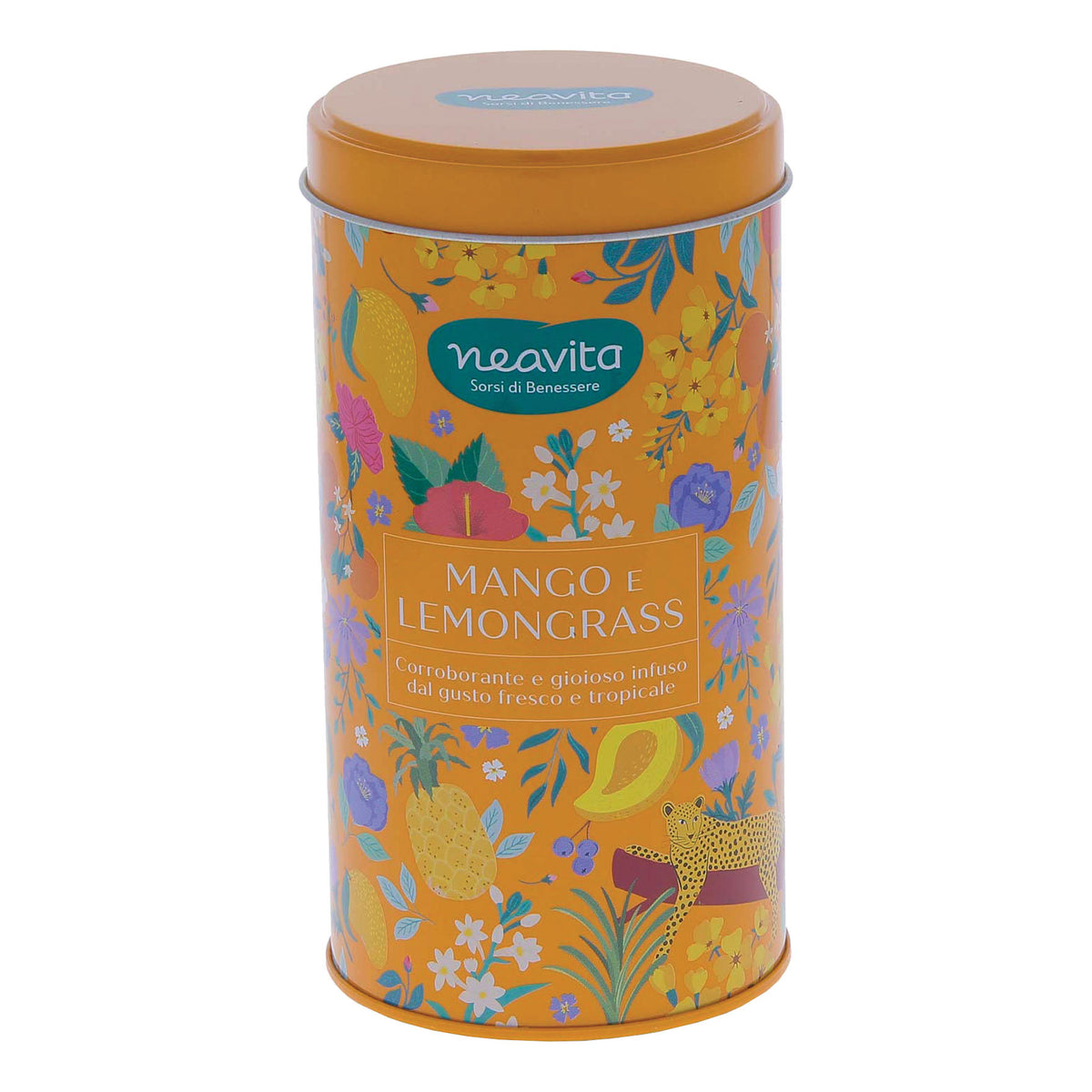 Neavita Infusi E Tisane Mango e Lemongrass Barattolo Arancione 12 FiltroScrigno  