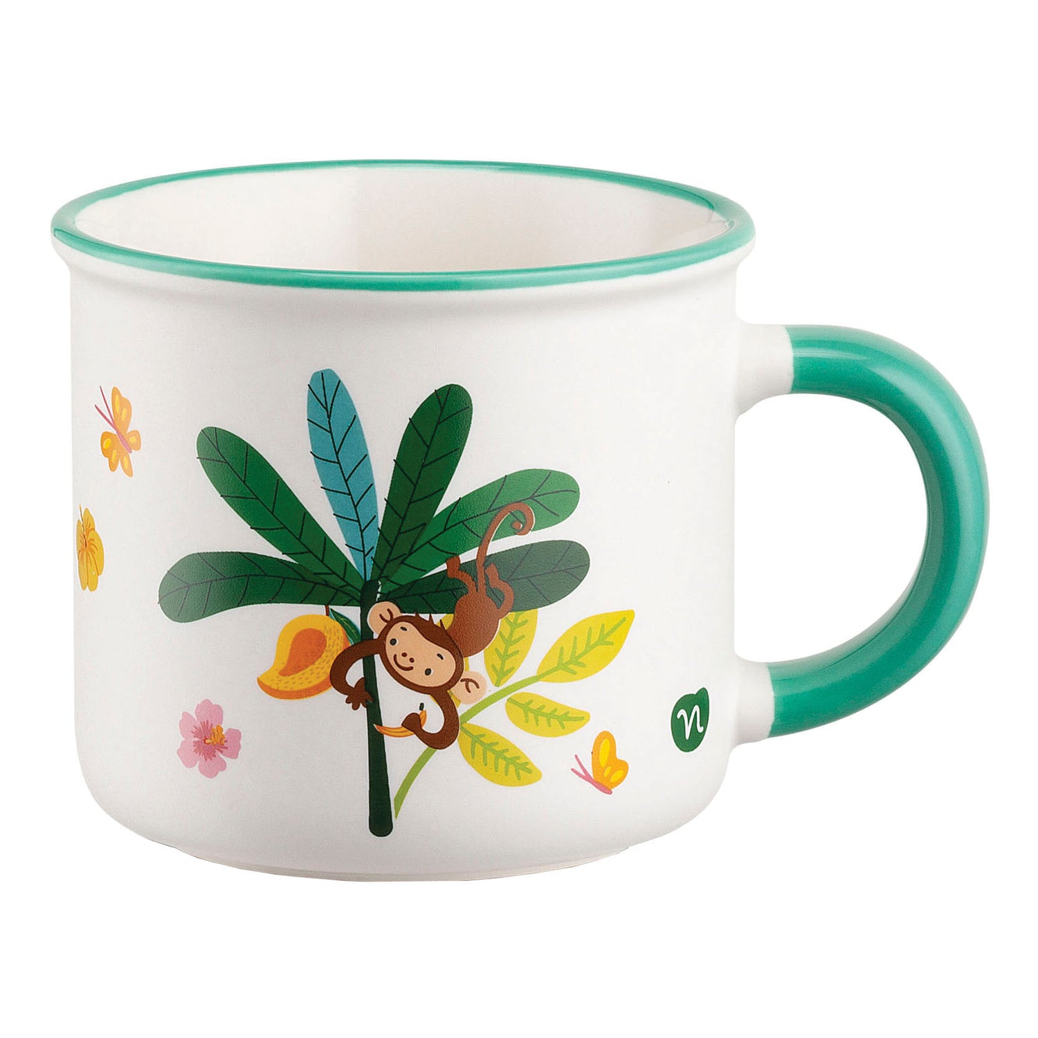 Neavita Kids Mug Bianca In New Bone China Con Manico Per Bambini 330ml