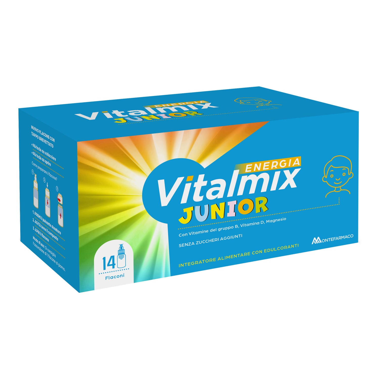Vitalmix Energia Junior 14 Flaconcini Orali