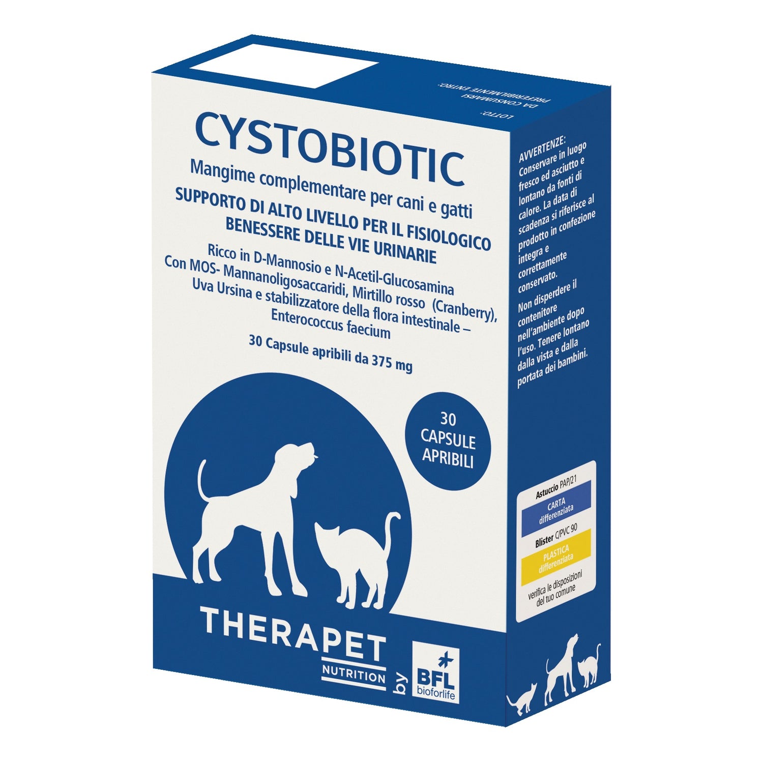 CYSTOBIOTIC THERAPET 30CPS