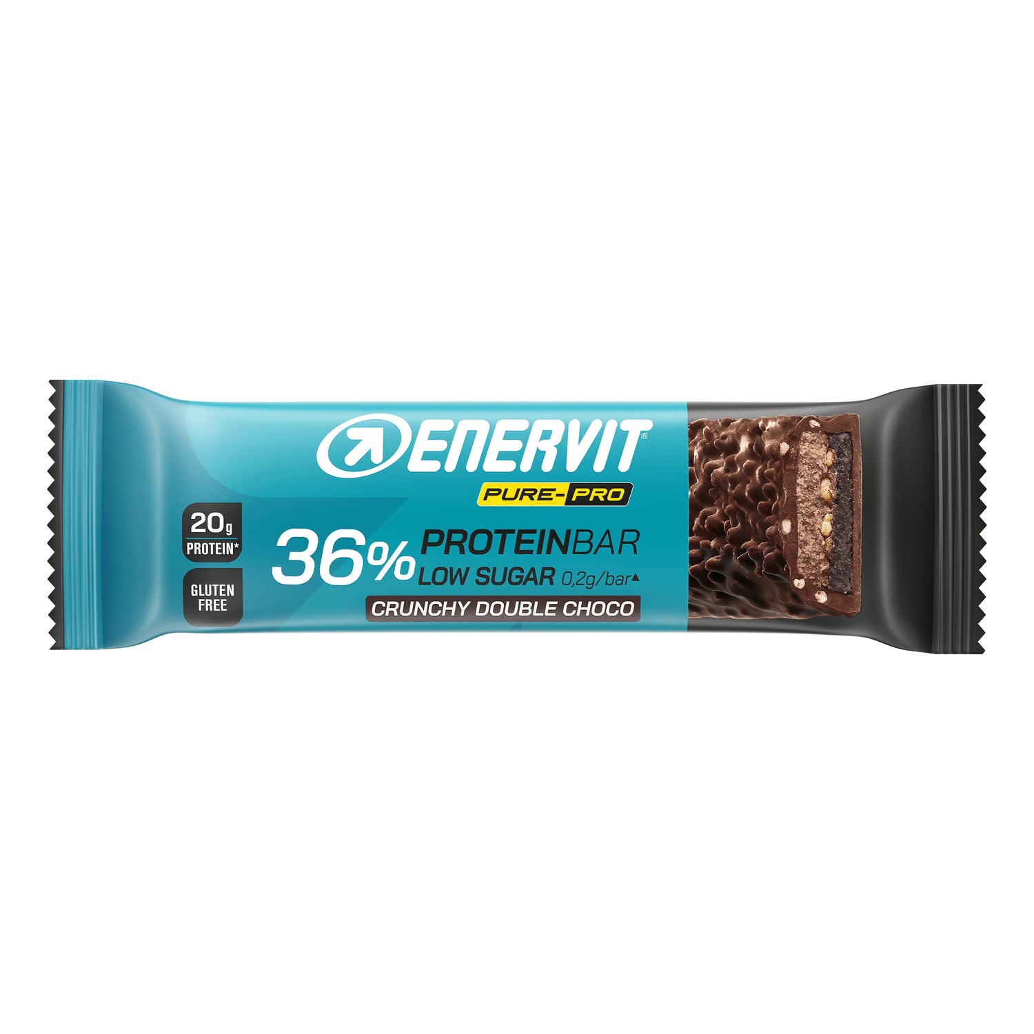 Enervit Pure Pro 36% Protein Bar Gusto Crunchy Double Choco 55g