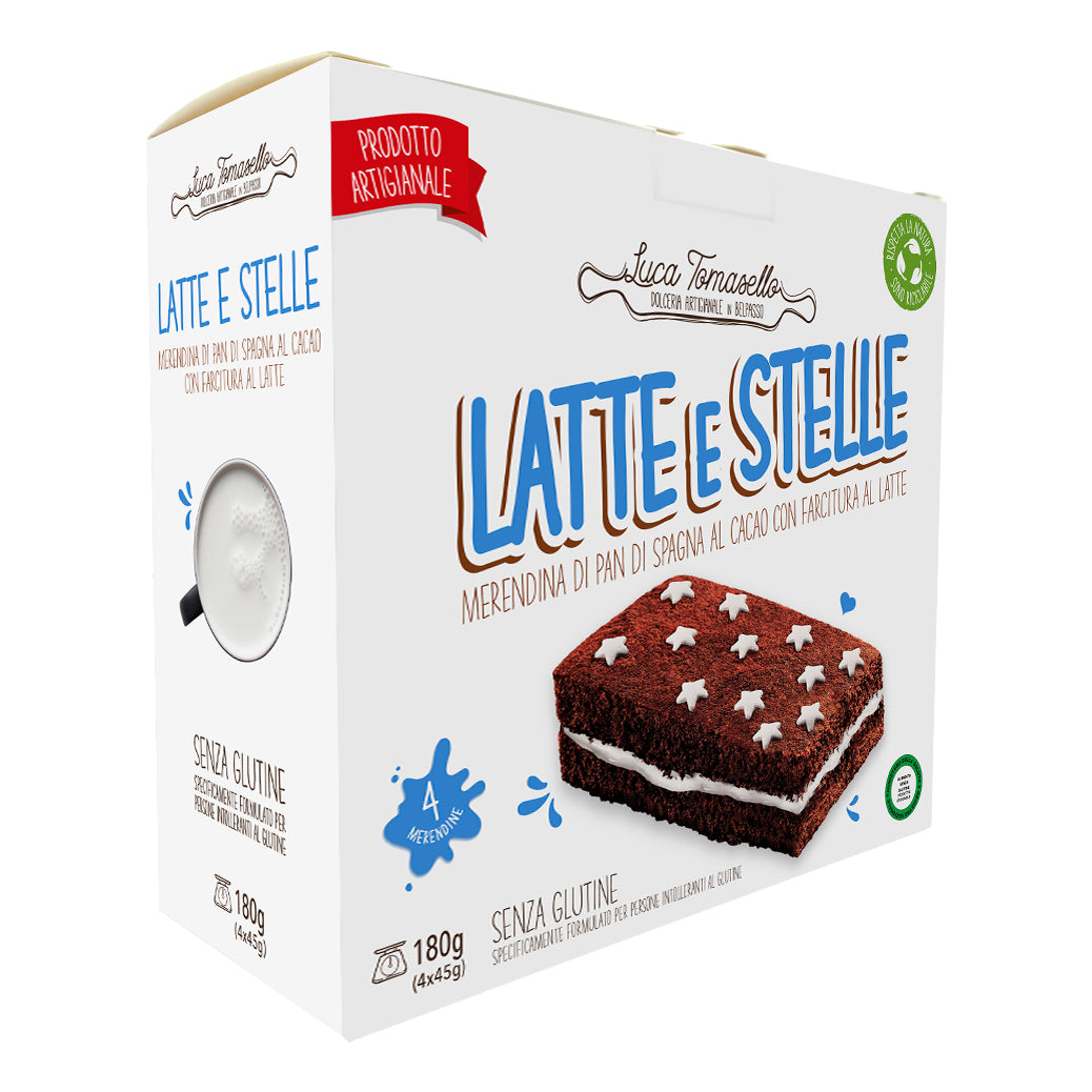 MERENDINA LATTE E STELLE 4PZ