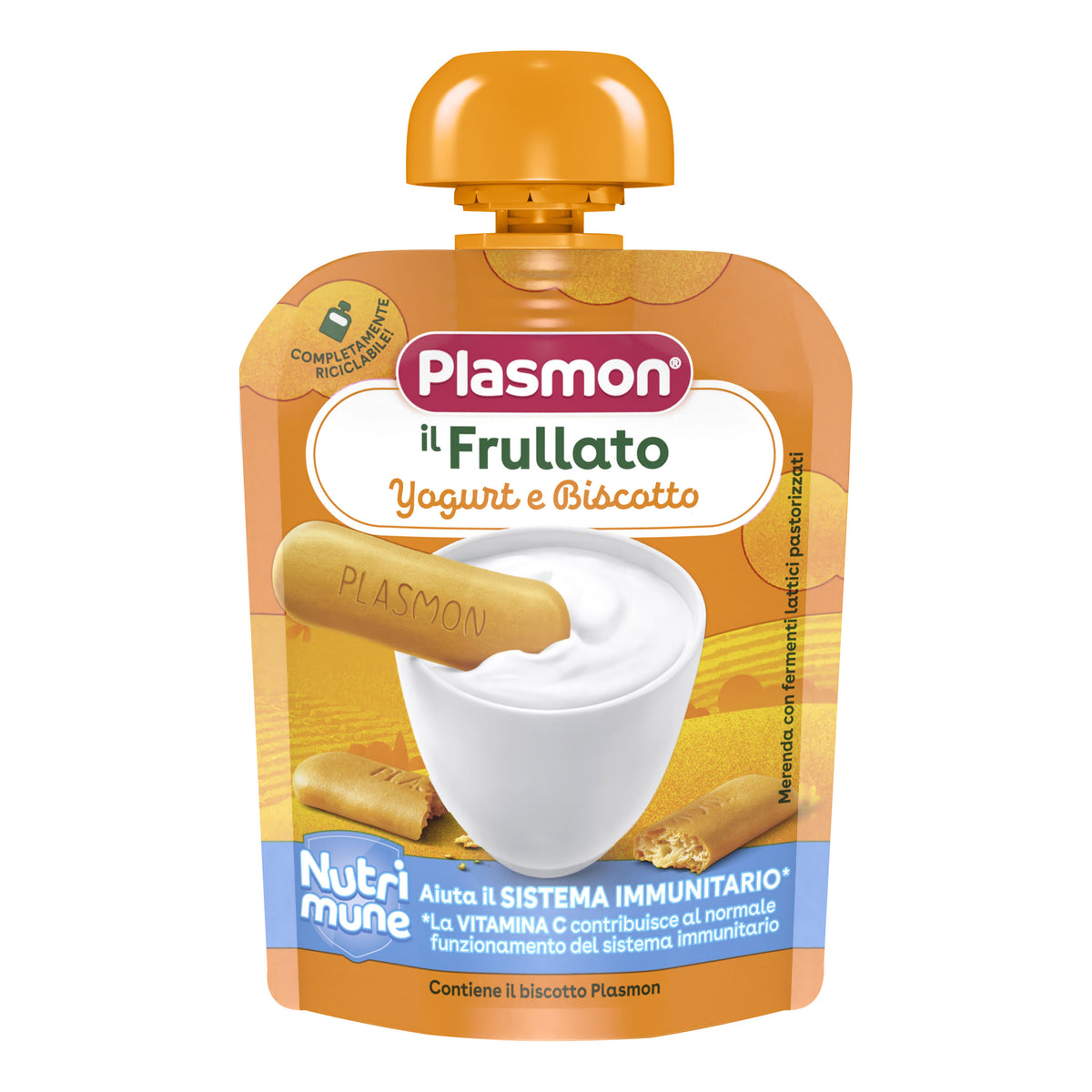 PLASMON FRULLATO BISC&YOGURT  