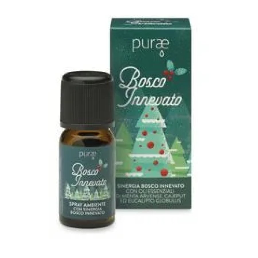 Purae Sinergia Bosco Innevato | Oli Essenziali Balsamici Purificanti | 10ml
