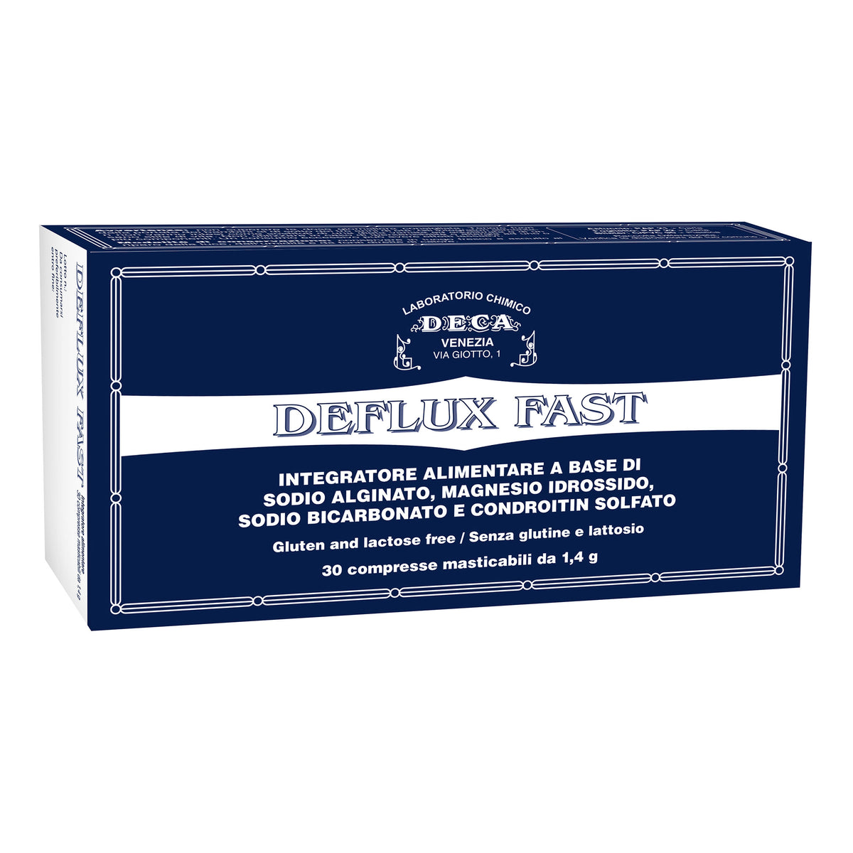 Deflux Fast | Integratore Benessere Intestinale | 30 Compresse Masticabili  