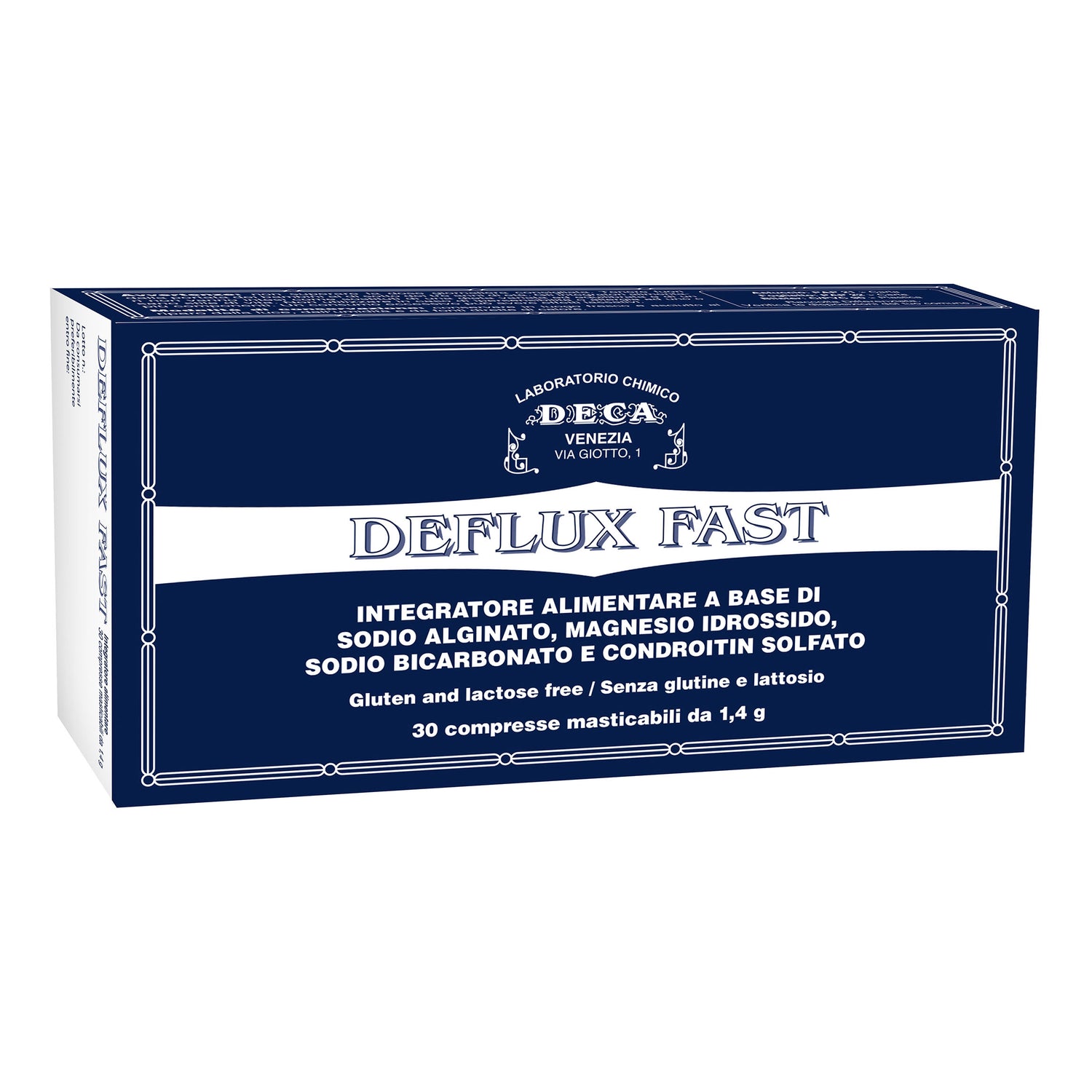 Deflux Fast | Integratore Benessere Intestinale | 30 Compresse Masticabili