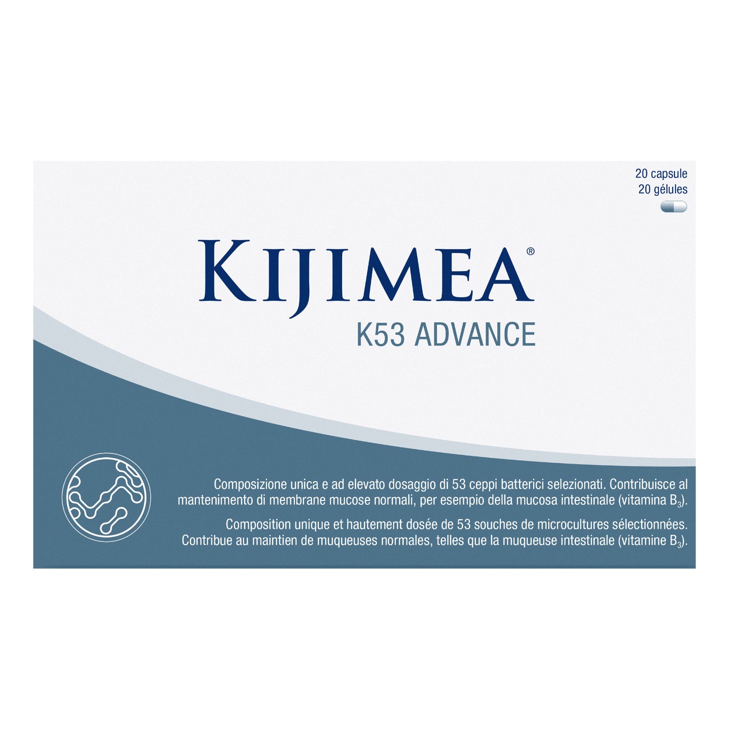Kijimea K53 Advance | Integratore 53 Ceppi Batterici | 20 Capsule
