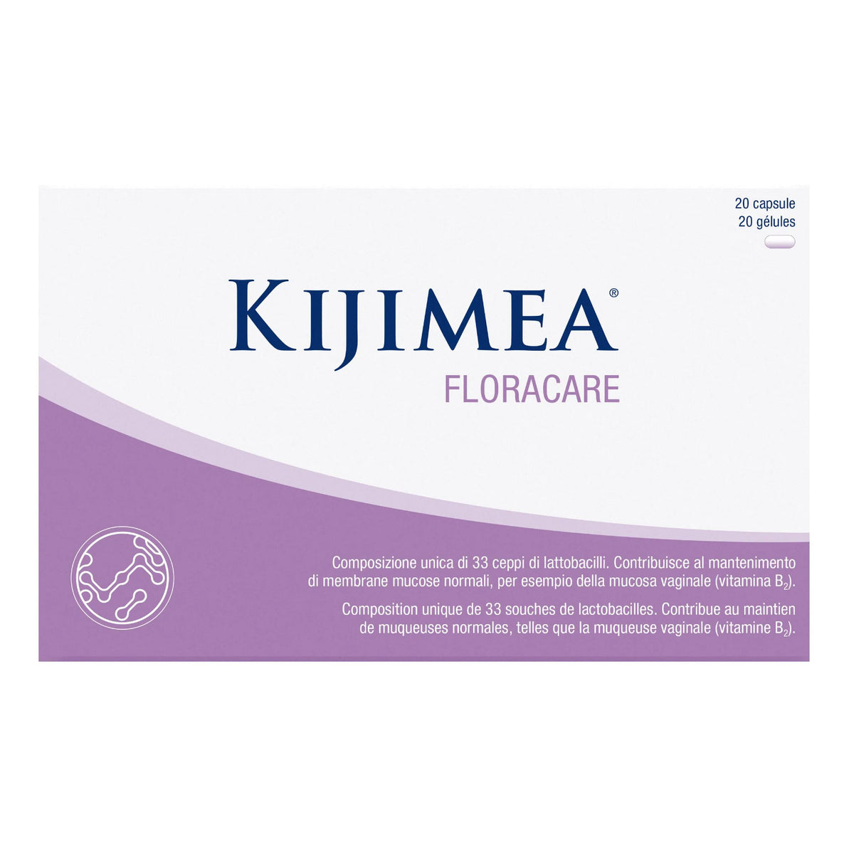 Kijimea Floracare | Fermenti e Vitamine Mucosa | 20 Capsule  