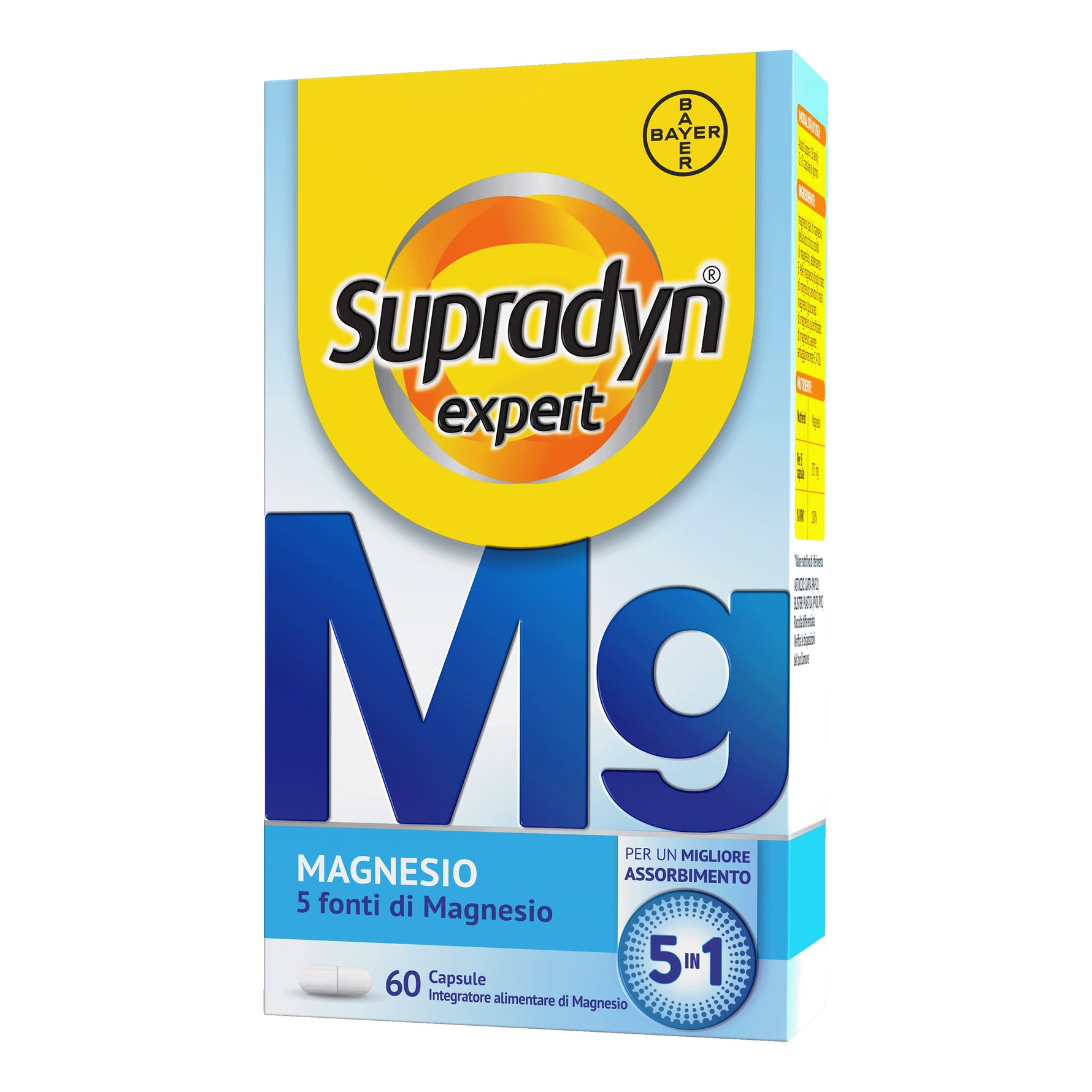 Supradyn Expert Magnesio | 5 Sali Alta Biodisponibilità | 60 Capsule
