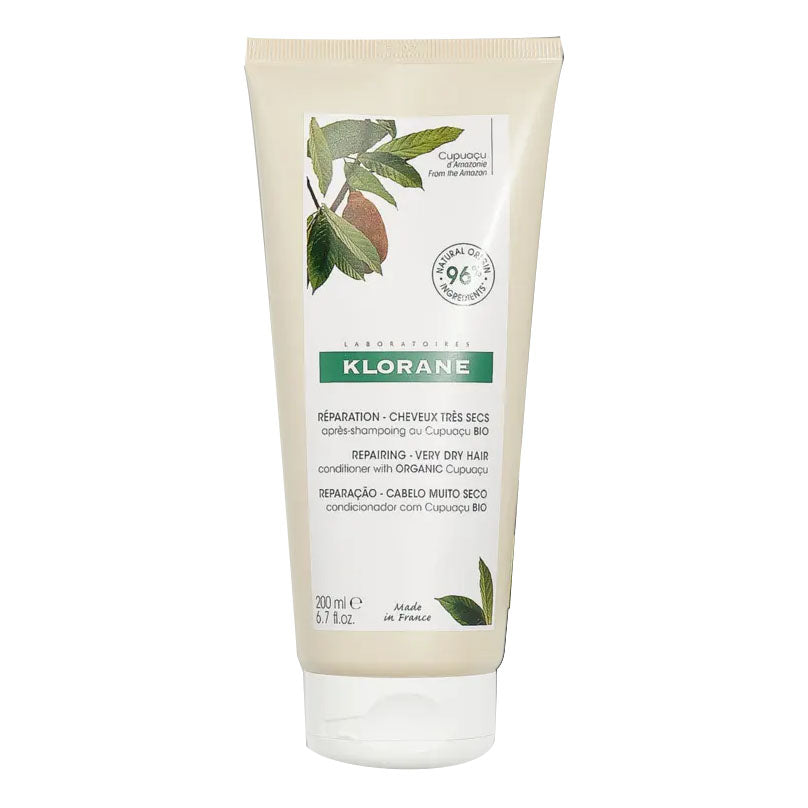 Klorane Balsamo Capelli al Cupuacu BIO | Ristrutturante Nutriente Disciplinante | 200 ml