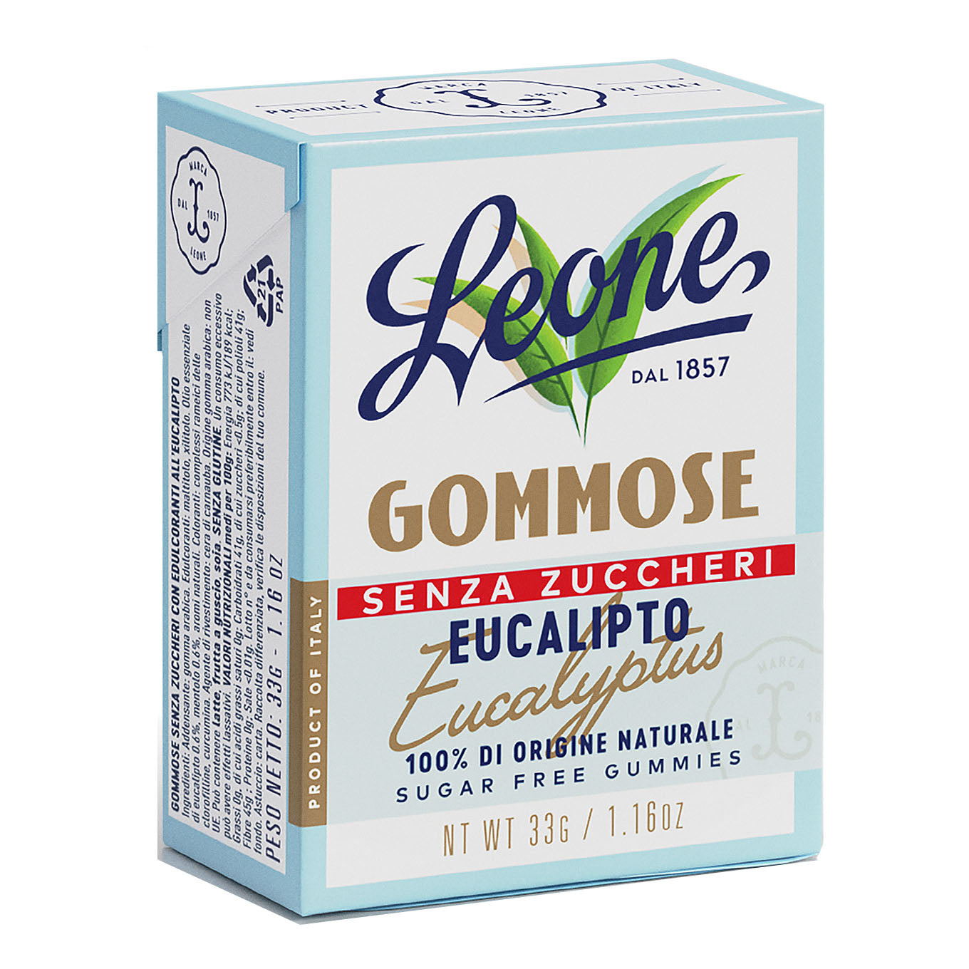 LEONE GOMMOSE S/ZUCCH EUCALIPT