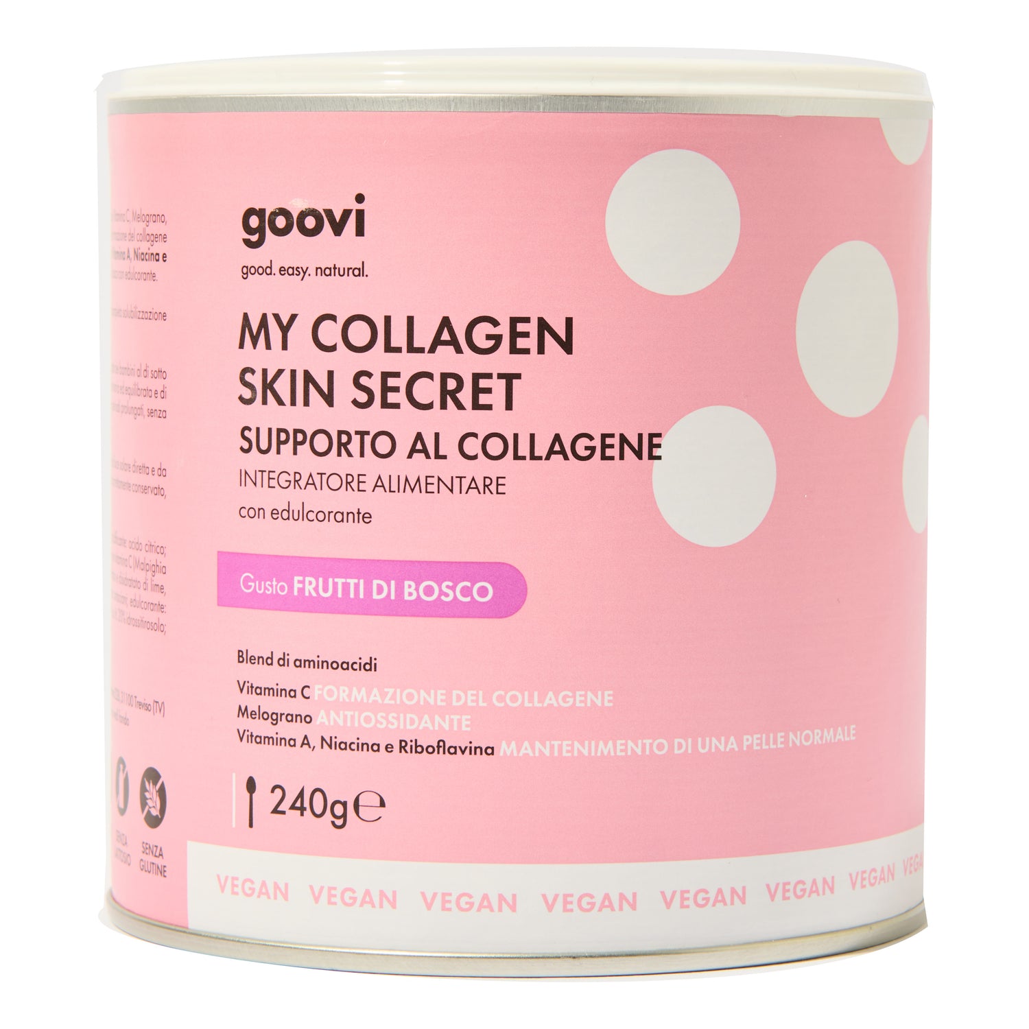 Goovi My Collagen Skin Secret Polvere Gusto Frutti di Bosco | 240g