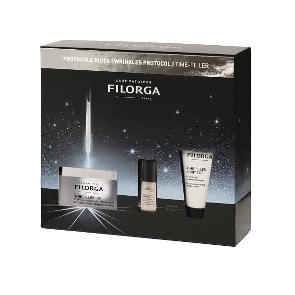 Filorga Cofanetto Time-Filler 5XP | Set Routine Anti-Rughe Completa | 50ml + 5ml + 15ml
