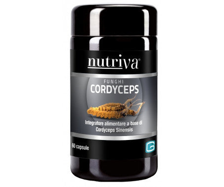 Nutriva Cordyceps | Integratore Cordyceps Sinensis Tonico Difese Immunitarie | 60 Capsule
