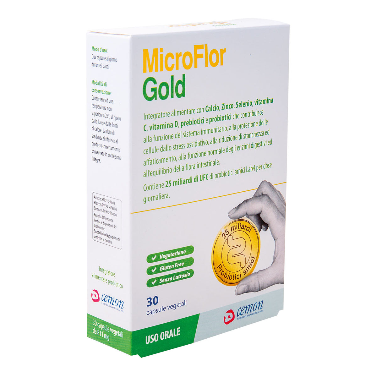 MICROFLOR GOLD 30CPS VEGETALI  