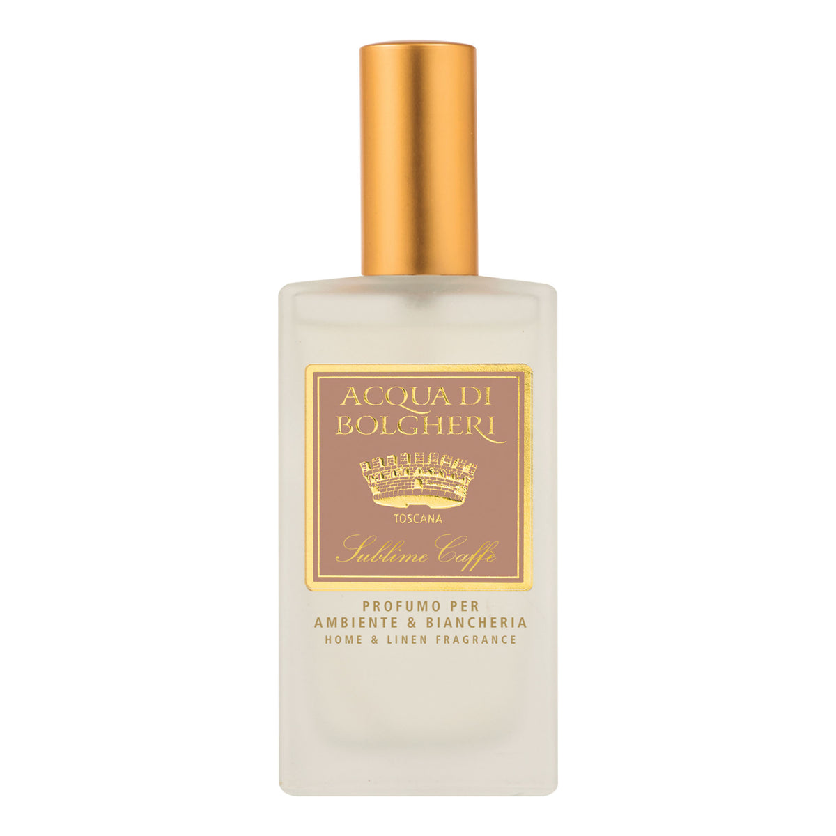 Acqua di Bolgheri Profuma Ambiente Biancheria Sublime Caffè | Spray Tessuti Auto Vaniglia | 100 ml  
