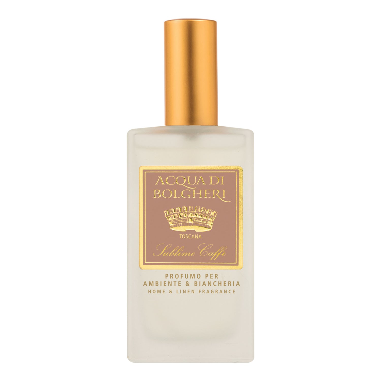 Acqua di Bolgheri Profuma Ambiente Biancheria Sublime Caffè | Spray Tessuti Auto Vaniglia | 100 ml