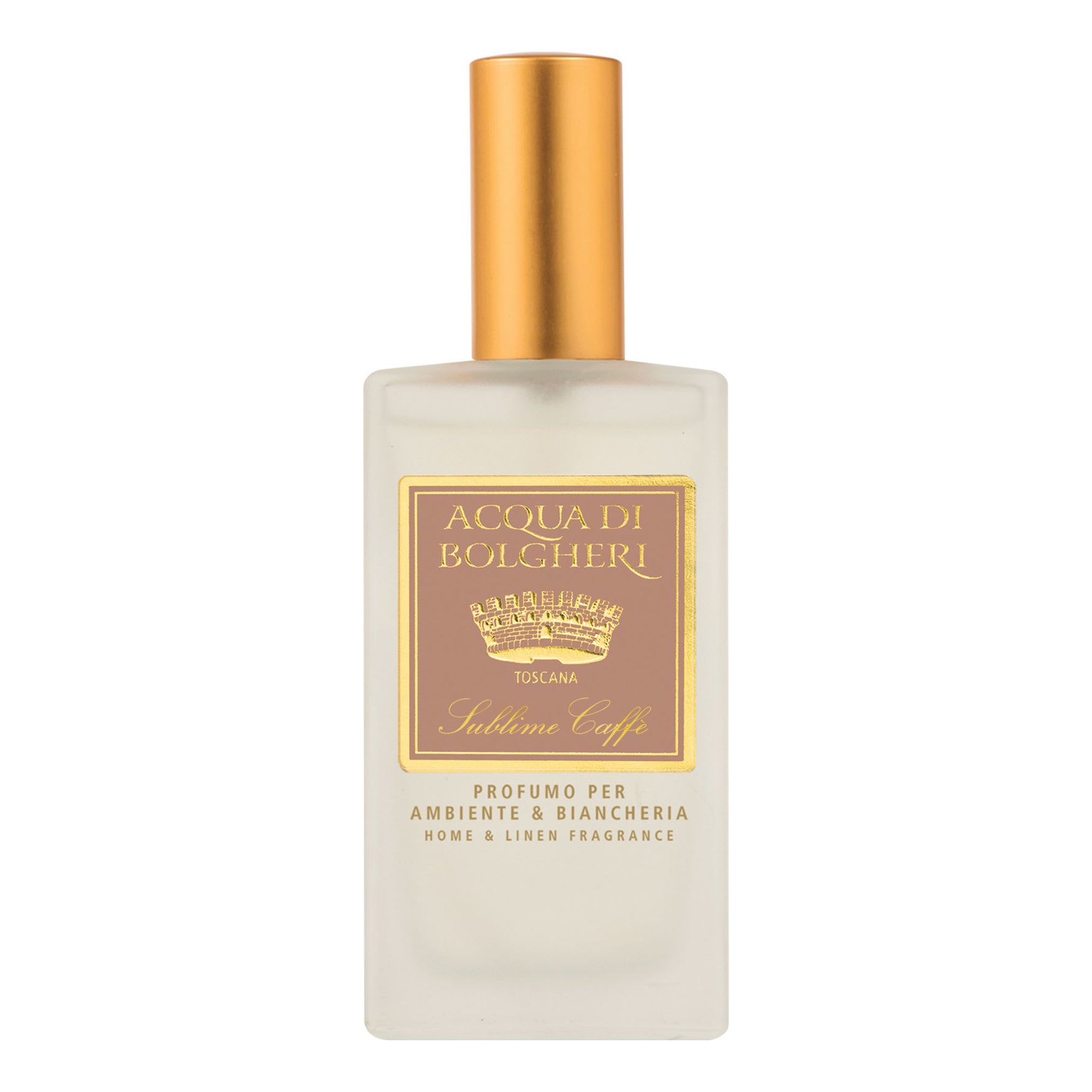 Acqua di Bolgheri Profuma Ambiente Biancheria Sublime Caffè | Spray Tessuti Auto Vaniglia | 100 ml
