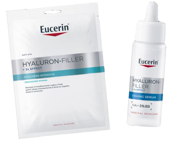 Eucerin Cofanetto Hyaluron-Filler | Set Siero e Maschera Anti-Rughe | 30ml + 1 Pezzo