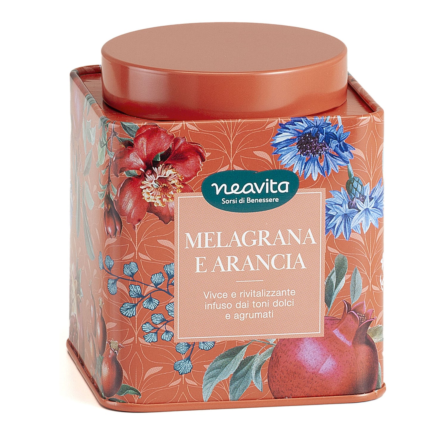 Neavita Infusi E Tisane Sfusa In Barattolino Melagrana e Arancia 100g