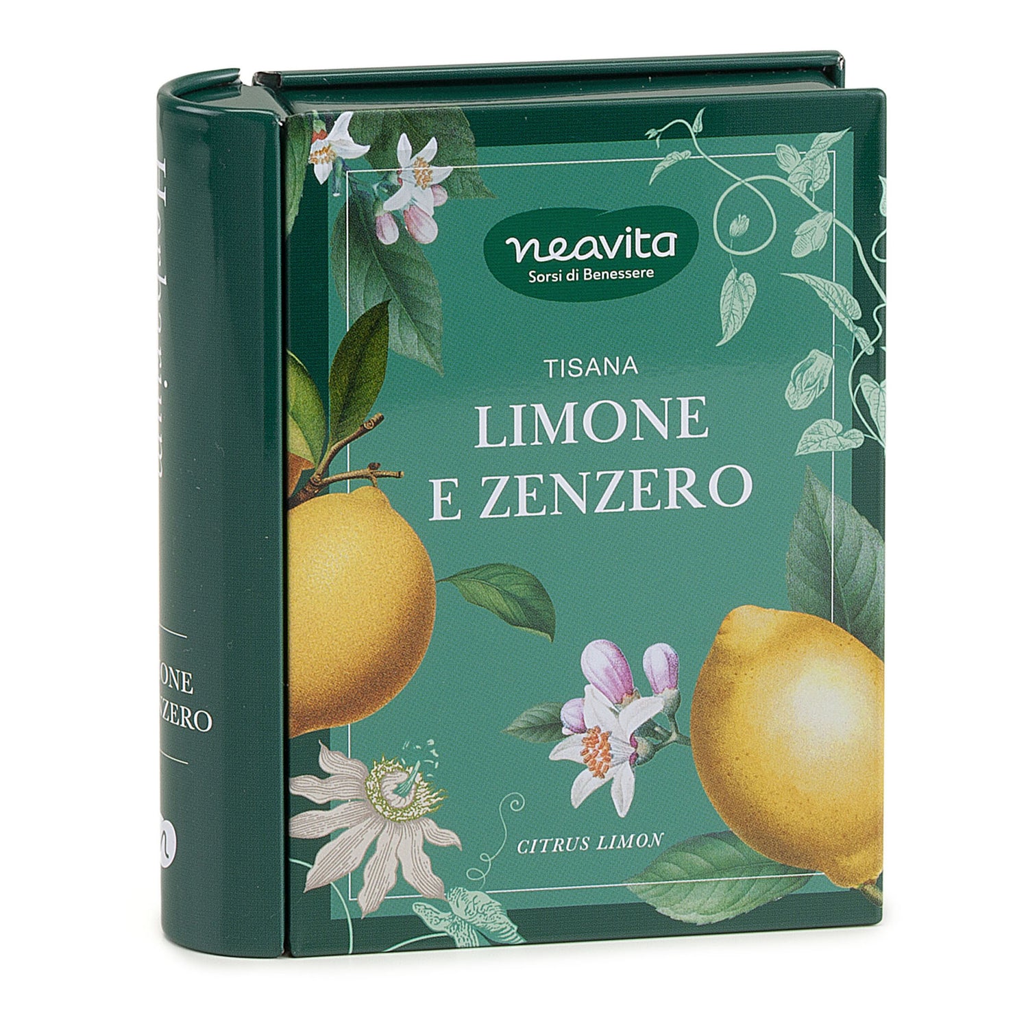 Neavita Cofanetto Libro Herbarium Tisana Limone E Zenzero 5 Filtroscrigno