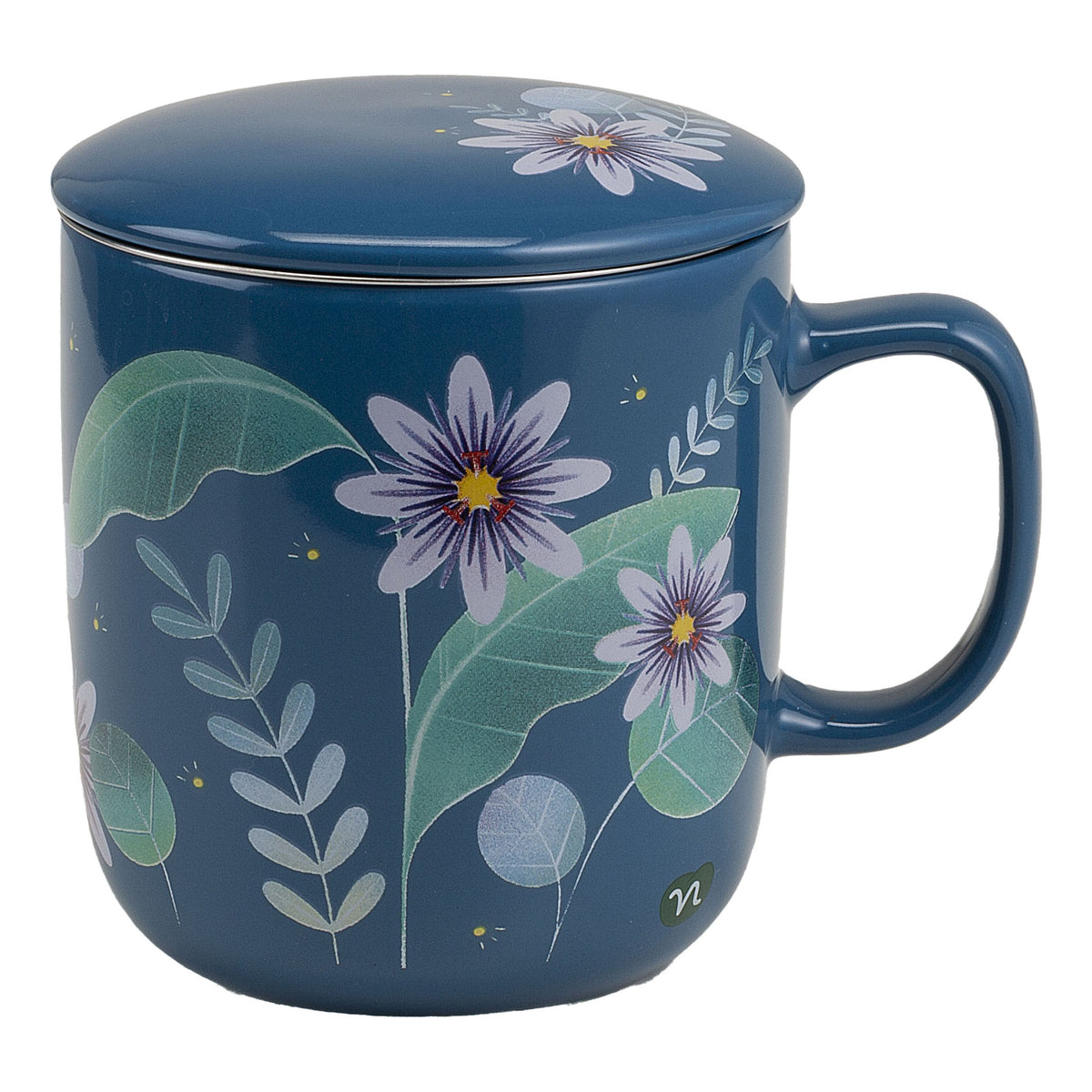 Neavita Infusiera Sorsi Herbal Infuser Filtro Acciaio Blu 380ml  