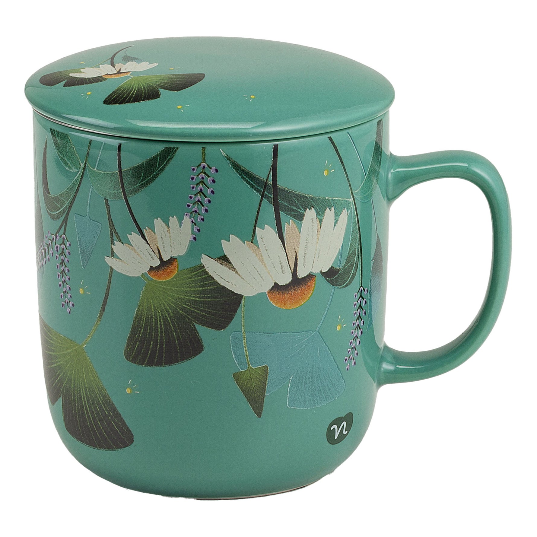 Neavita Infusiera Sorsi Herbal Infuser Filtro Acciaio Verde 380ml
