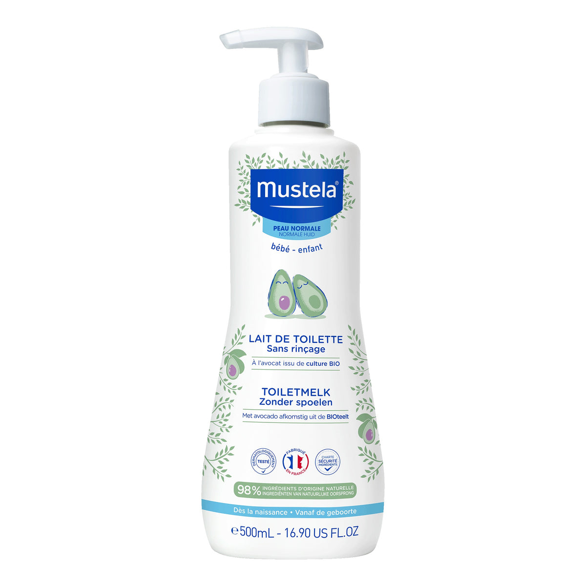 MUSTELA LATTE TOILETTE 500ML  