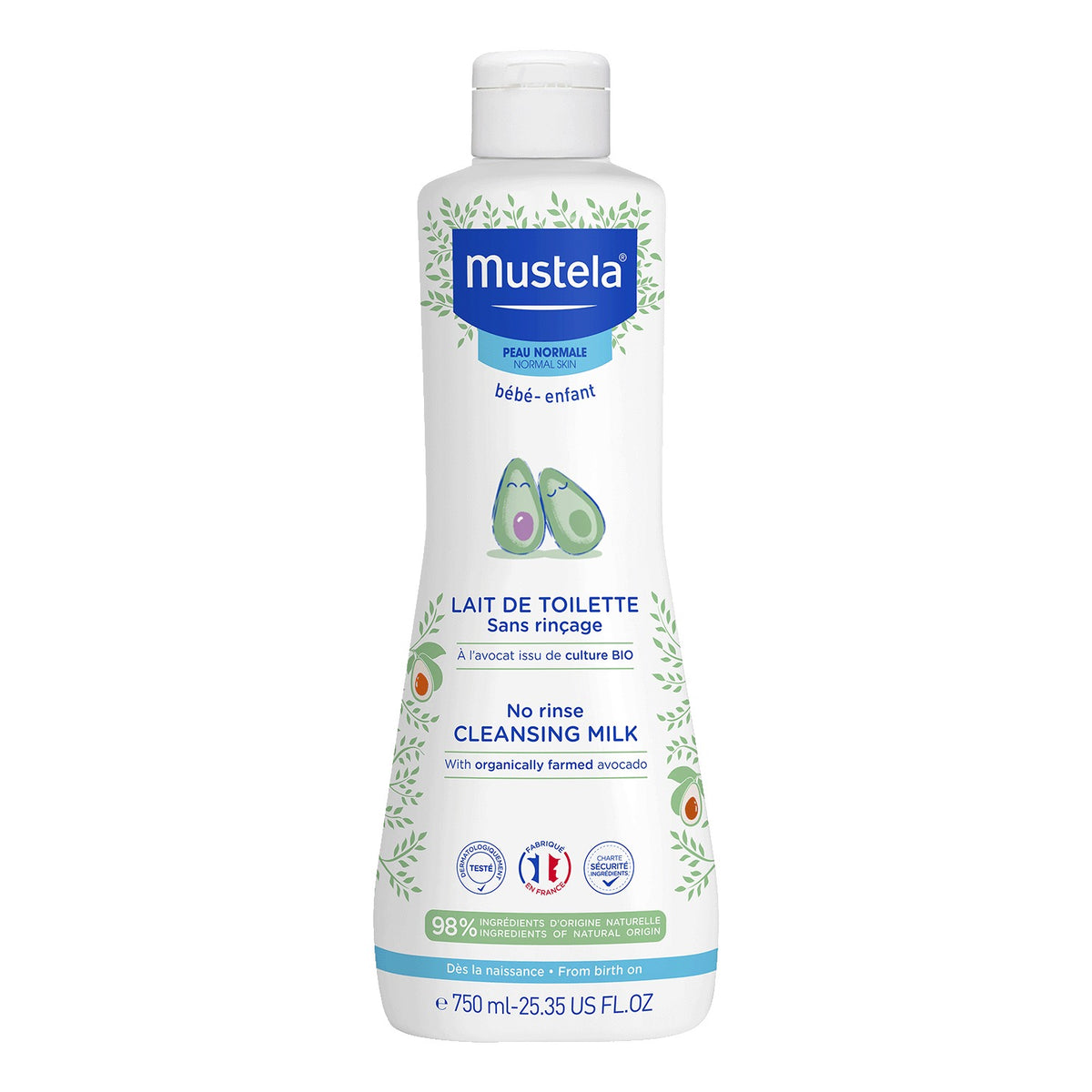 MUSTELA LATTE TOILETTE 750ML  