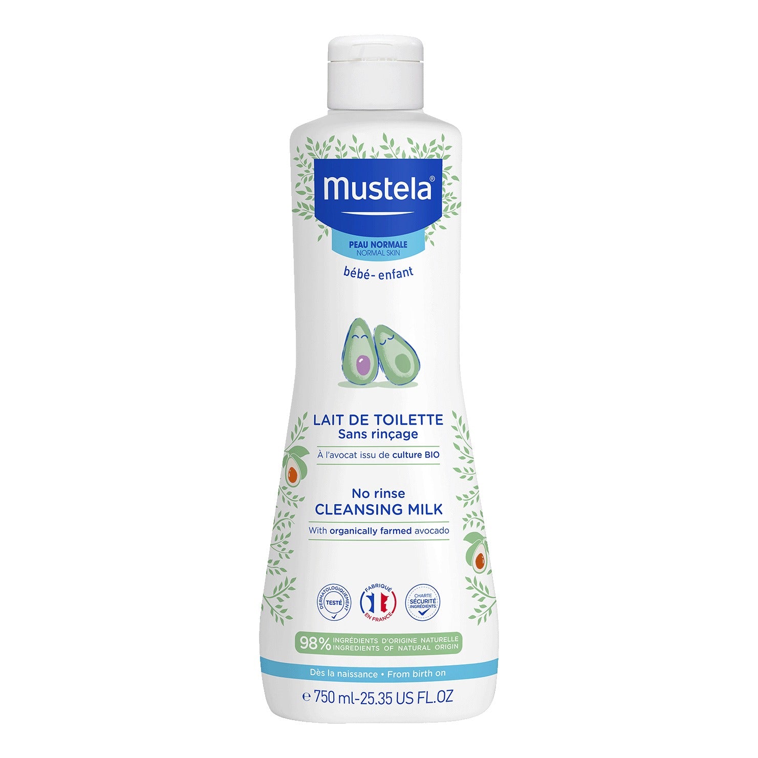 MUSTELA LATTE TOILETTE 750ML
