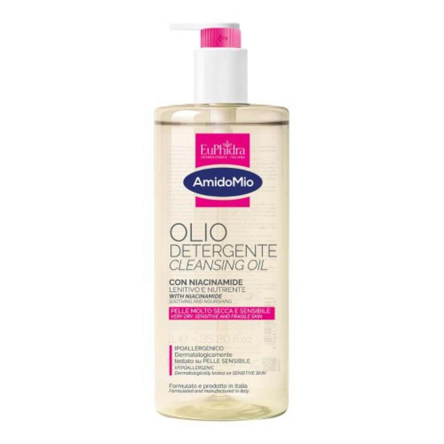 EuPhidra AmidoMio Olio Detergente pelle secca 1 L
