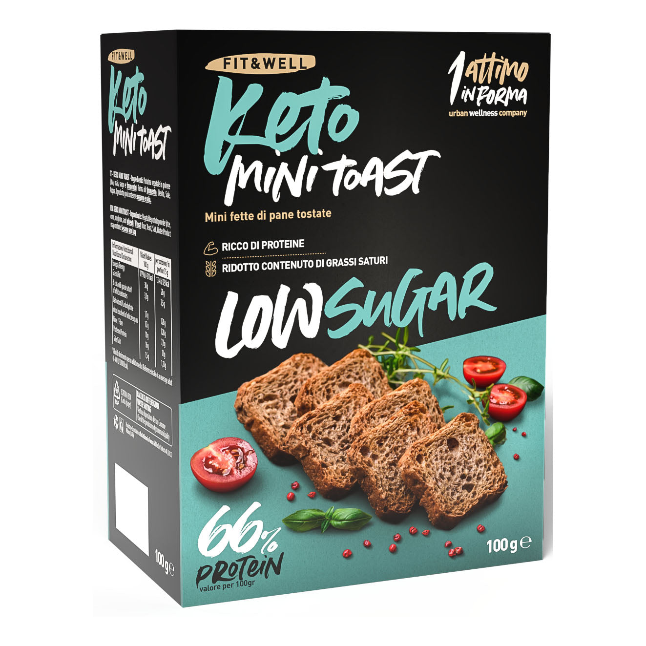 KETO MINITOAST 100G