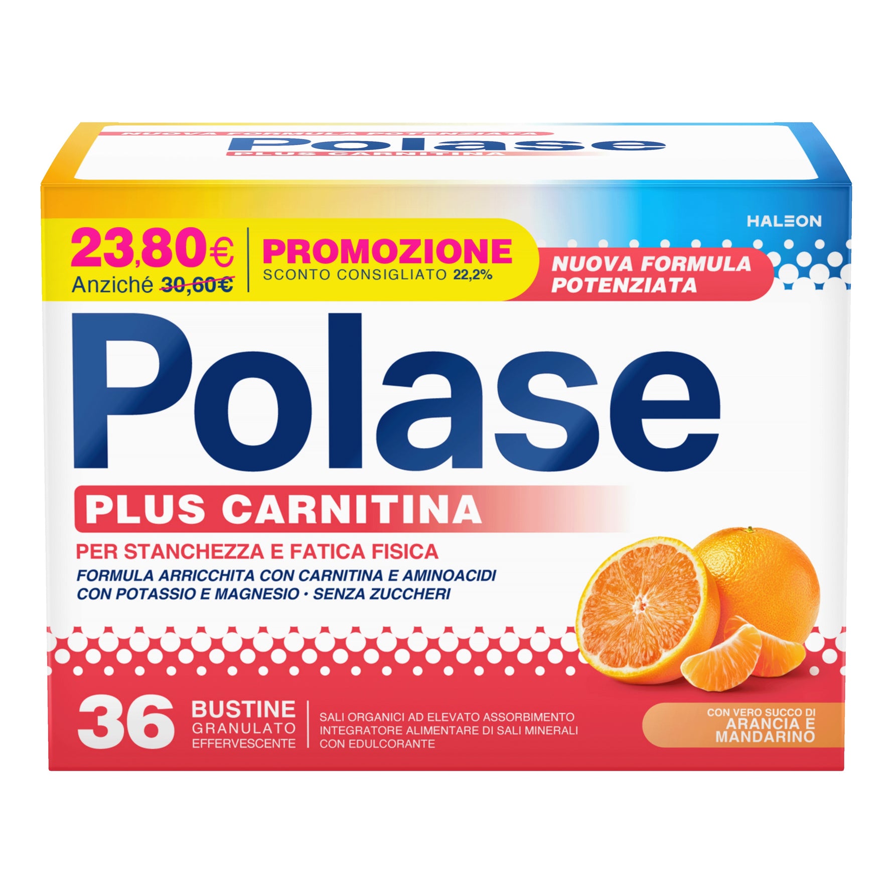 Polase Plus Carnitina Magnesio Potassio 36 bustine