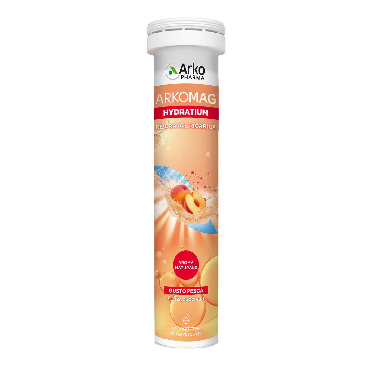 ARKOMAG HYDRATIUM PESCA 24CPR  