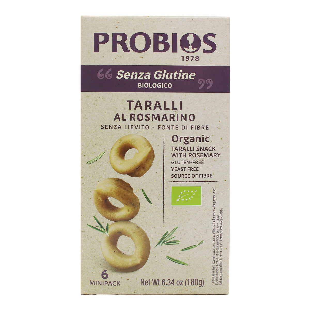 PANITO TARALLI ROSMARINO S/G  