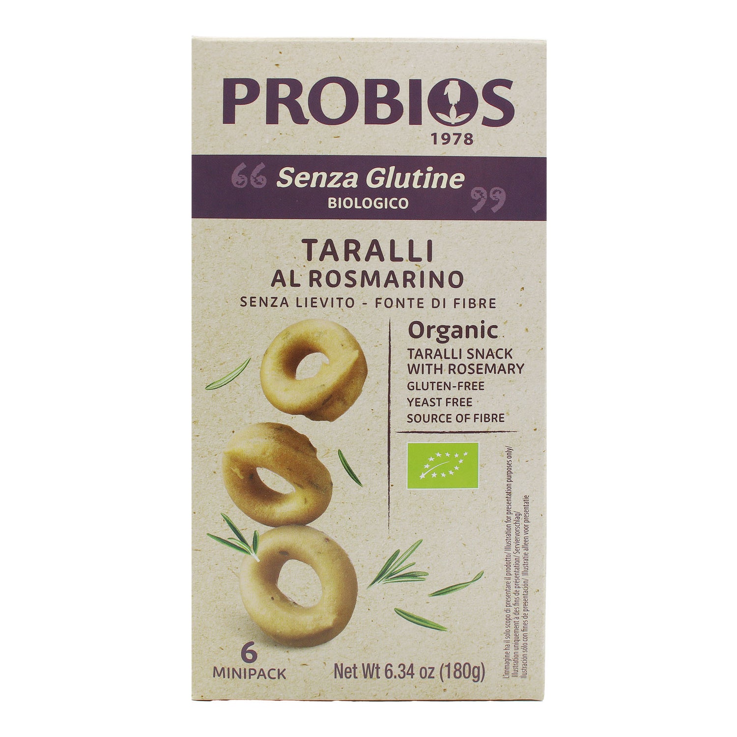 PANITO TARALLI ROSMARINO S/G
