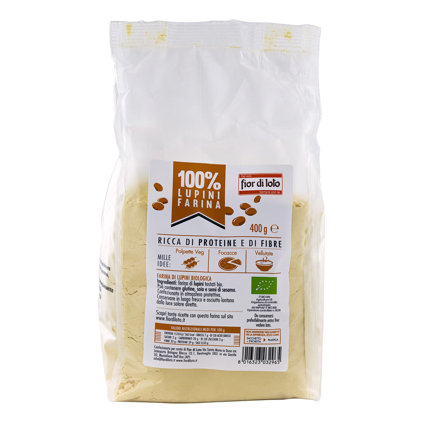 FIOR DI LOTO FARINA LUPINI BIO