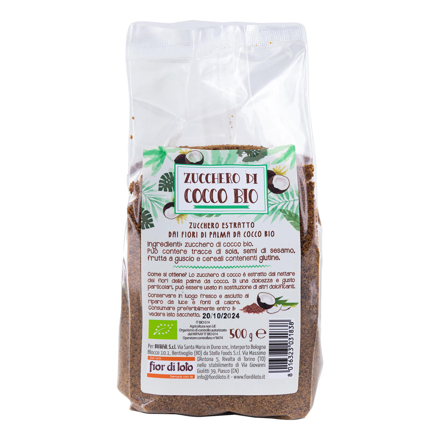FIOR DI LOTO ZUCCHERO DI COCCO
