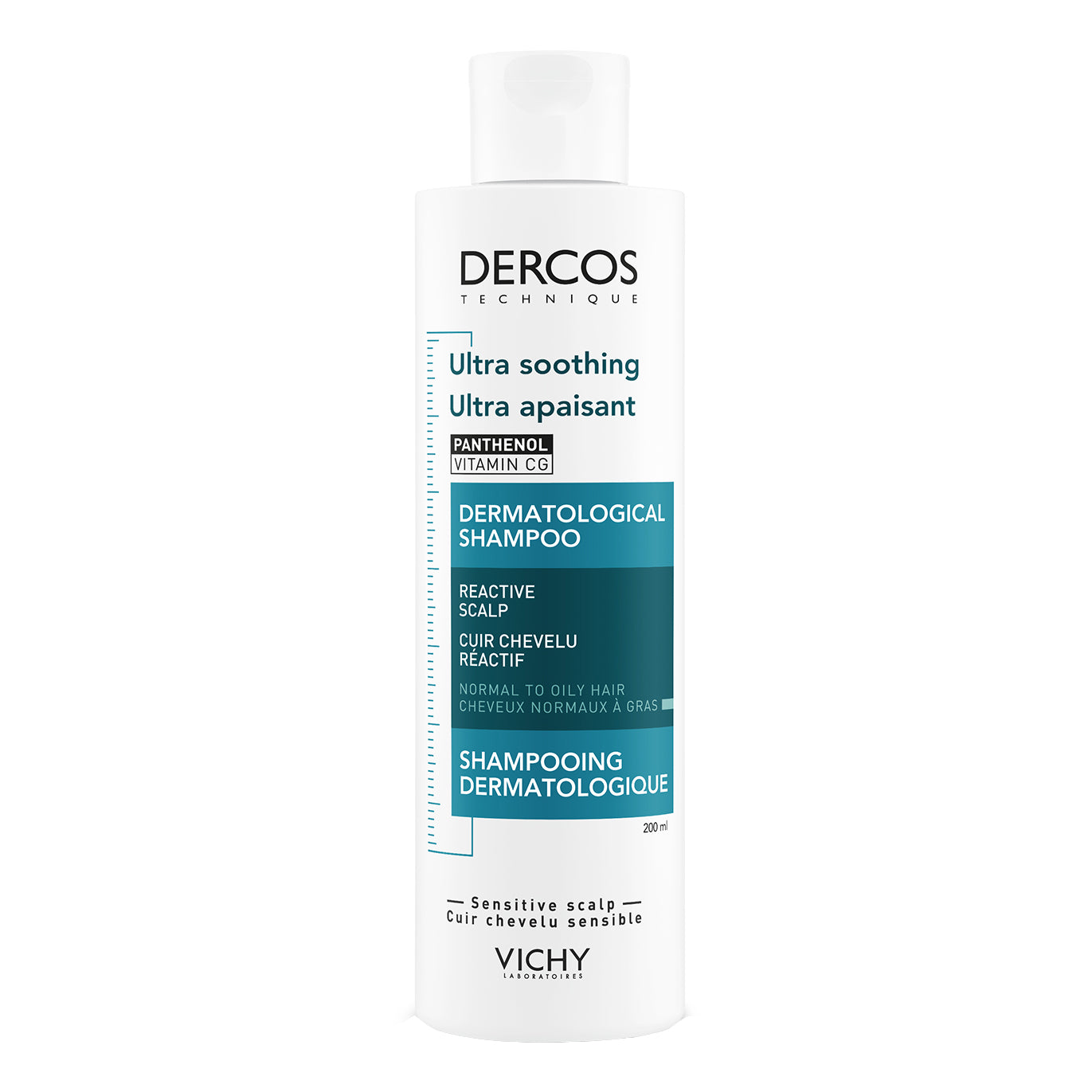 Vichy Dercos Ultra Lenitivo - Shampoo Cuoio Capelluto Reattivo Capelli Da Normali A Grassi 200ml