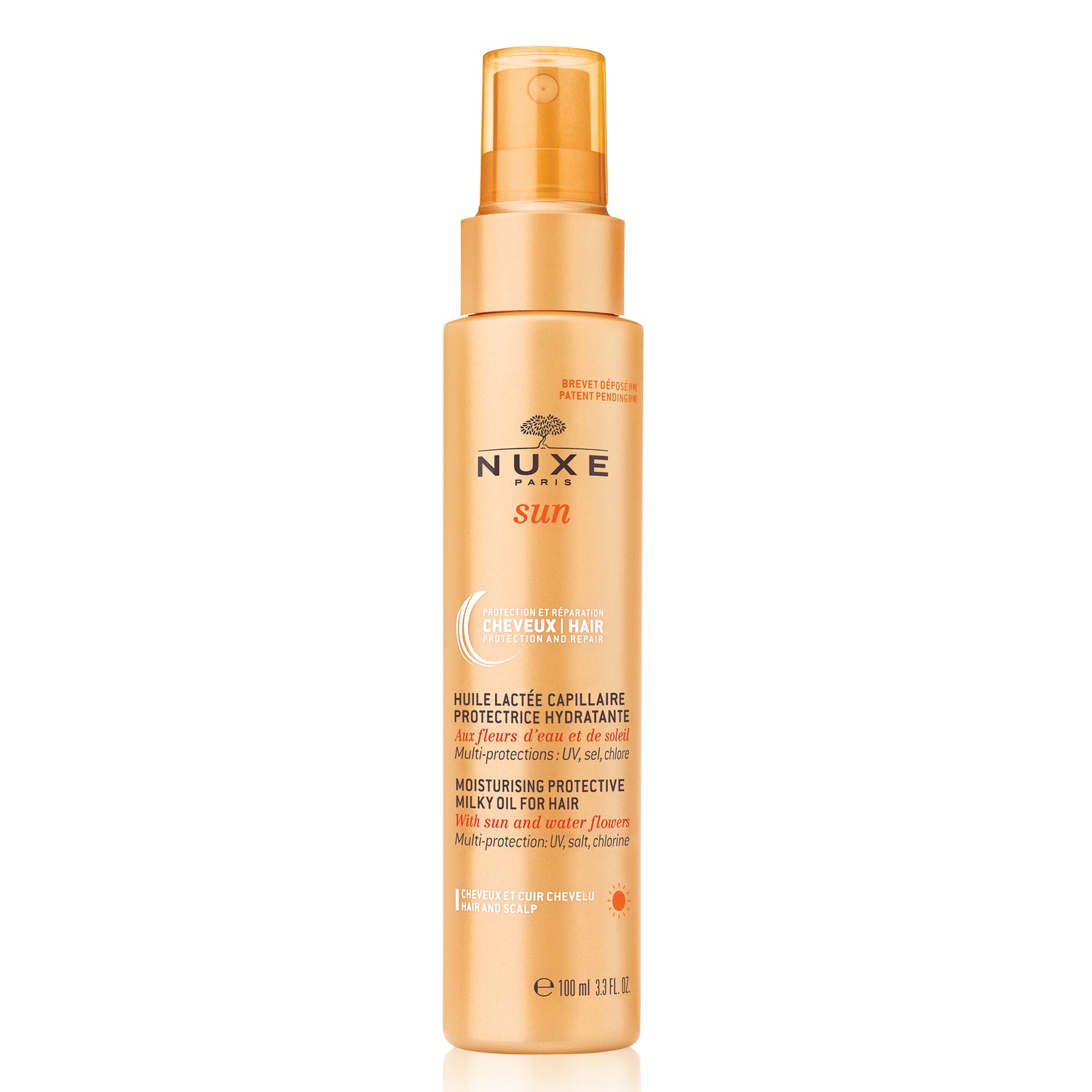 NUXE SUN Olio Latte Solare Protettivo Per Capelli 100ML
