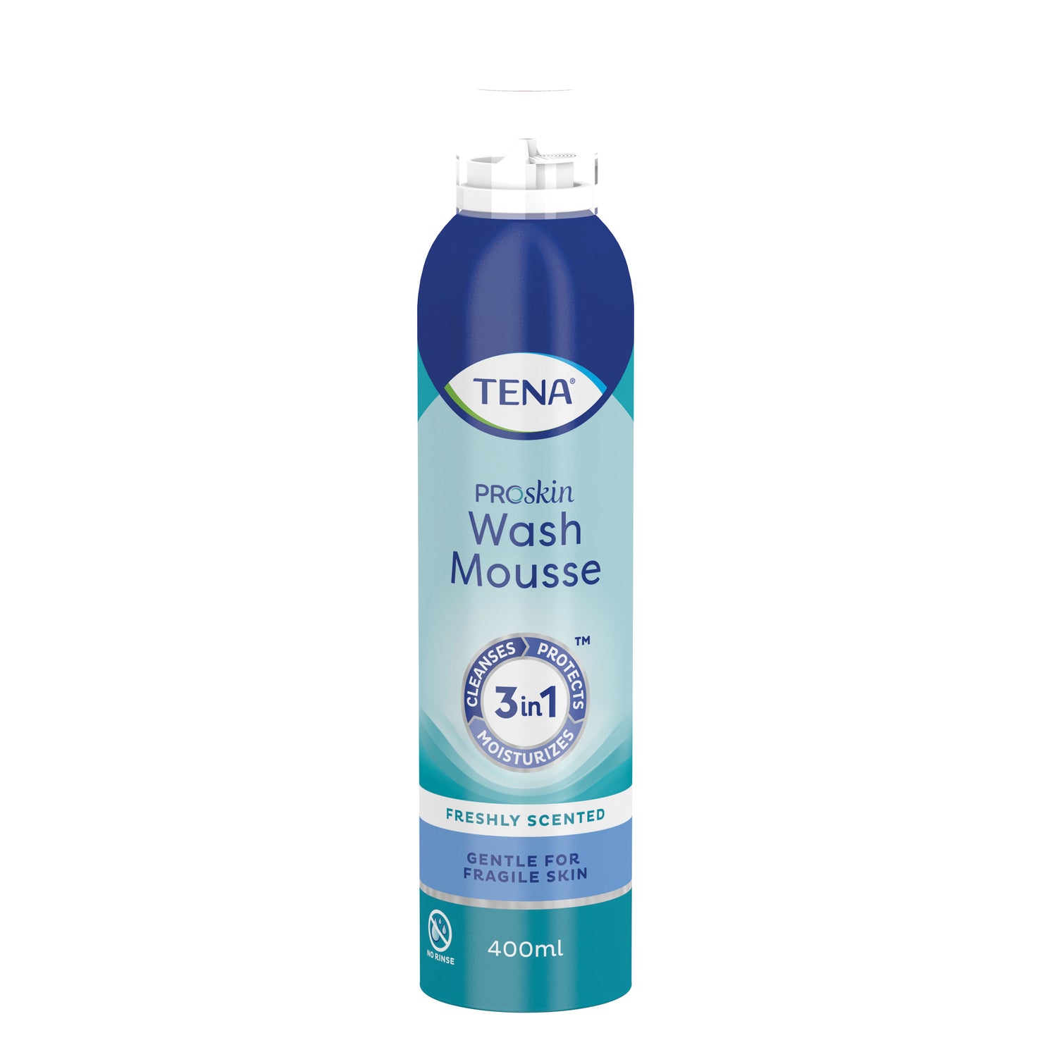 Tena Proskin Wash Mousse - Detergente Intimo Senza Risciacquo 3 In 1 Incontinenza 400ml