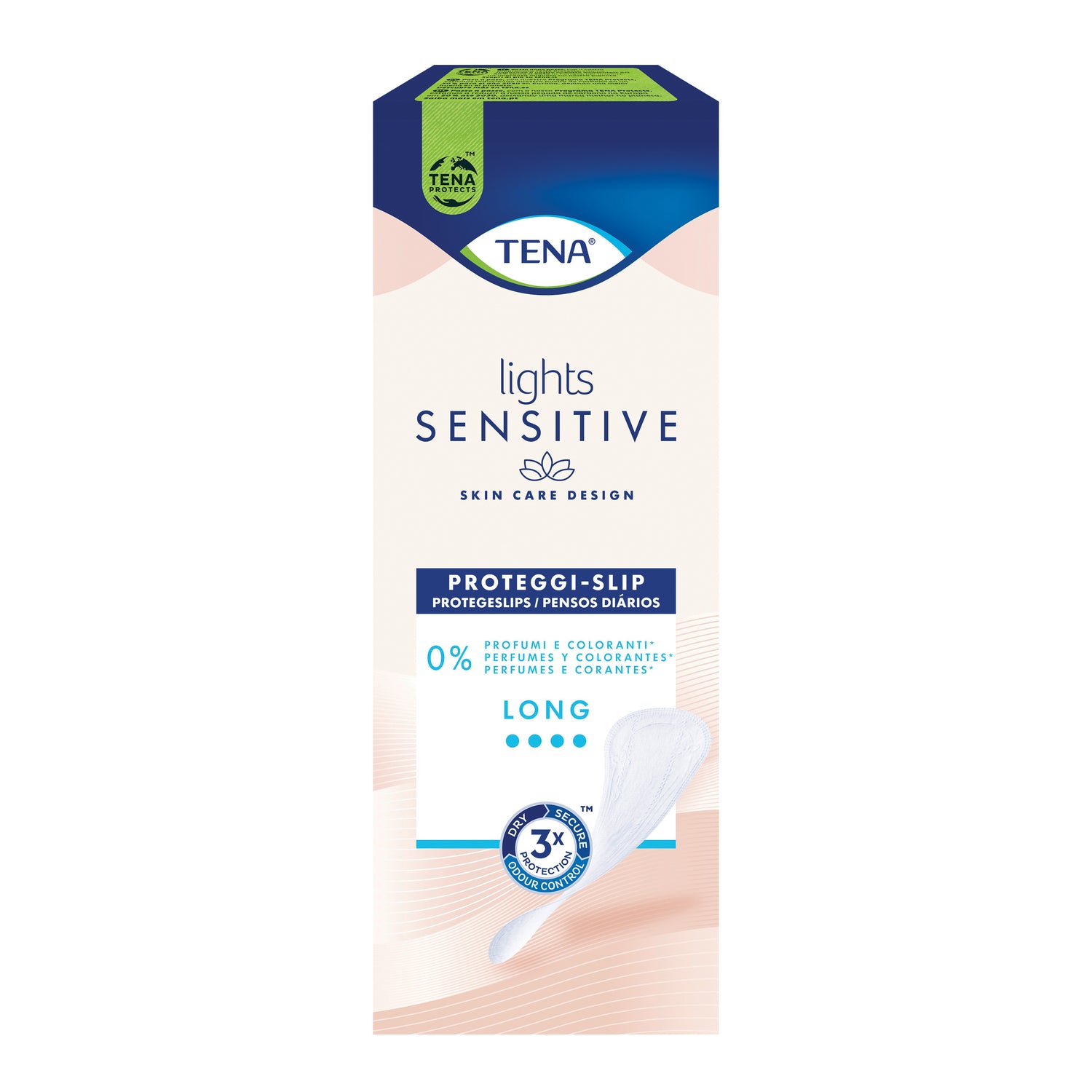 Tena Lights Sensitive Discreto Proteggi Slip Lungo - Perdite Urinarie Leggere 20 Pezzi