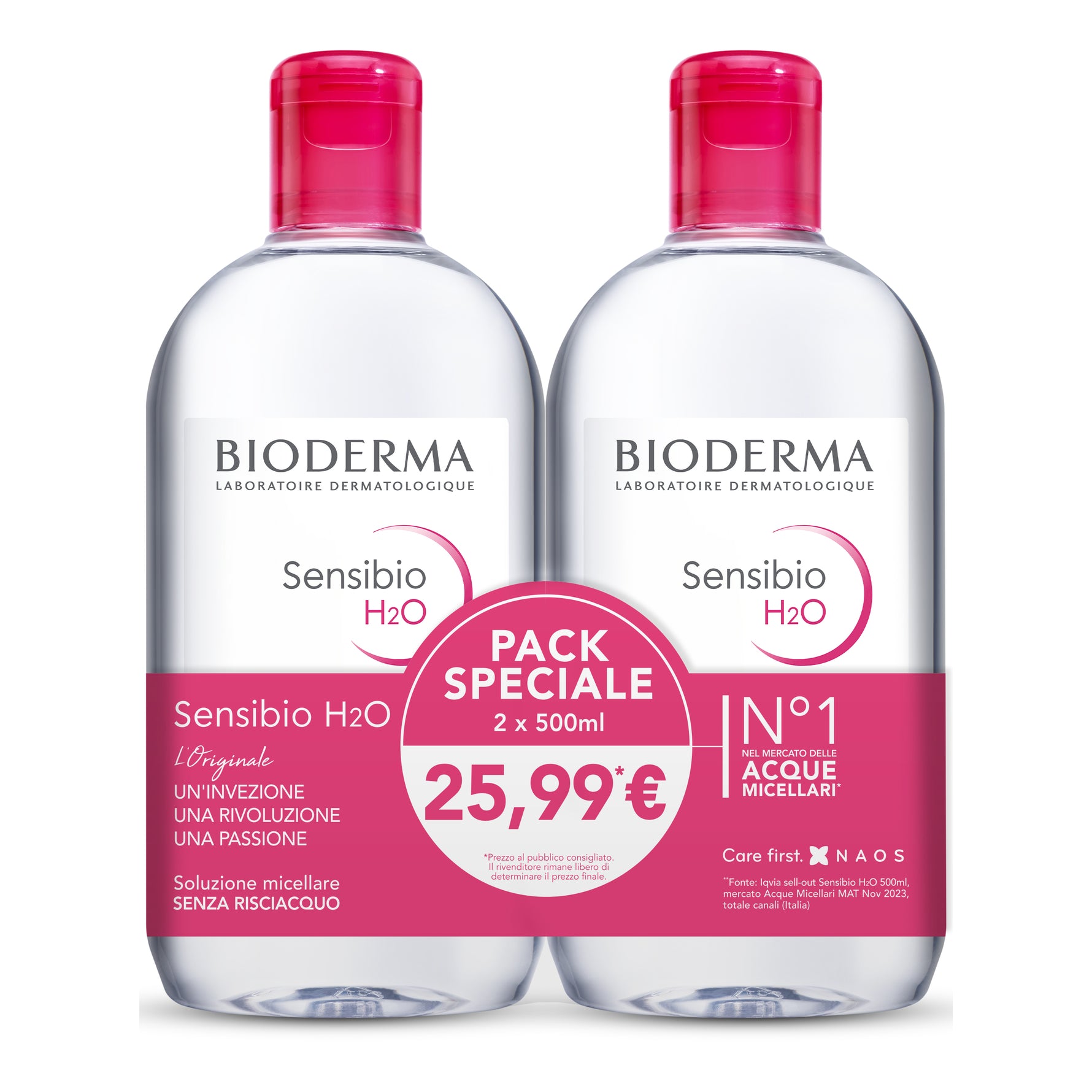 SENSIBIO H2O 500ML BIPACK
