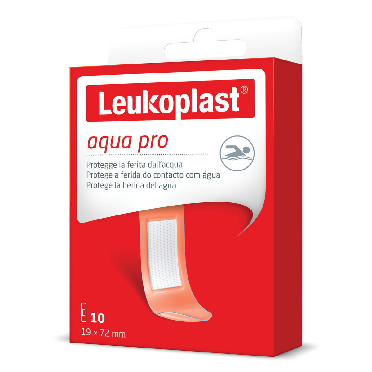 Leukoplast Aquapro - Cerotti impermeabili 72 x 19 mm 10 pezzi  