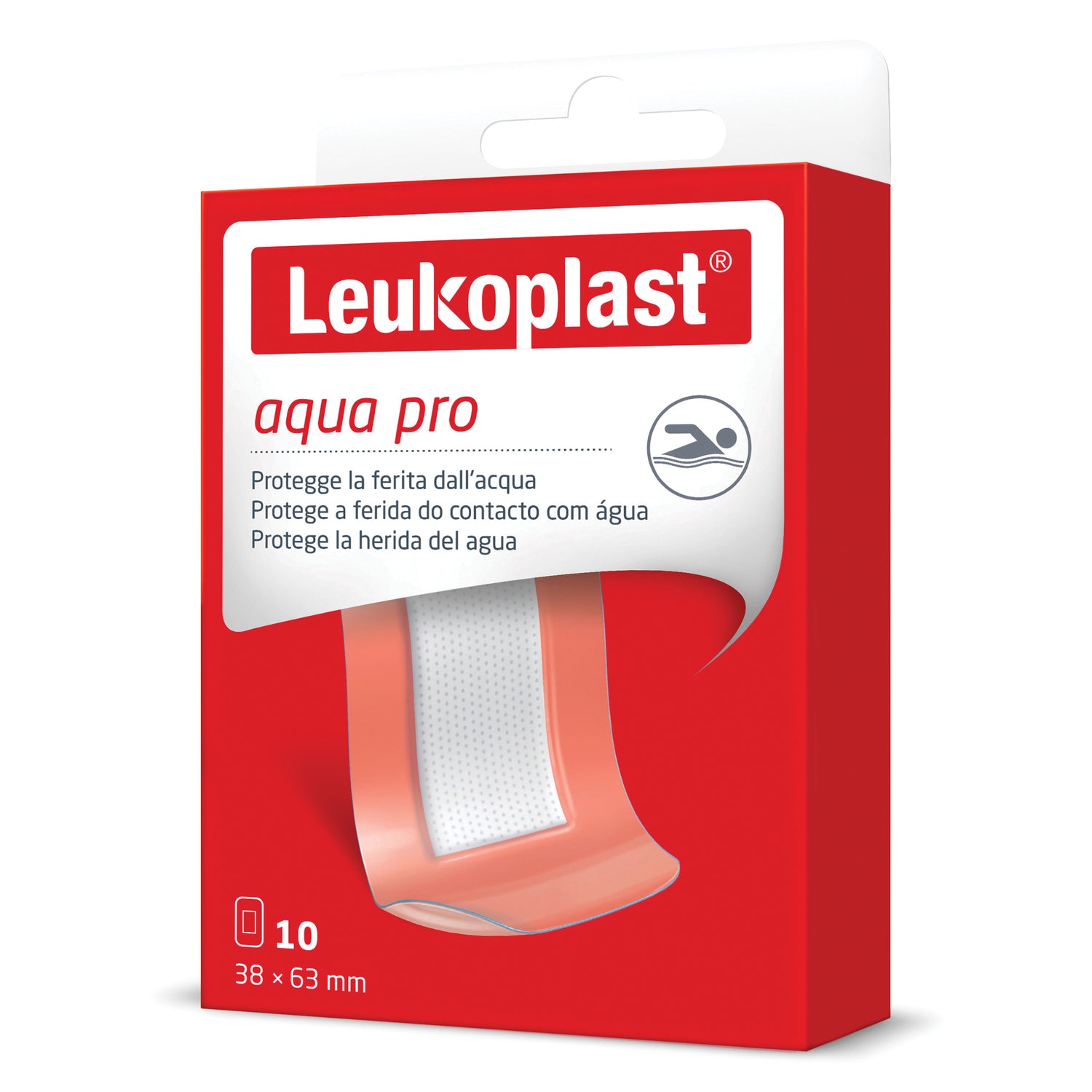 Leukoplast Aquapro - Cerotti impermeabili 63 x 38 mm 10 pezzi